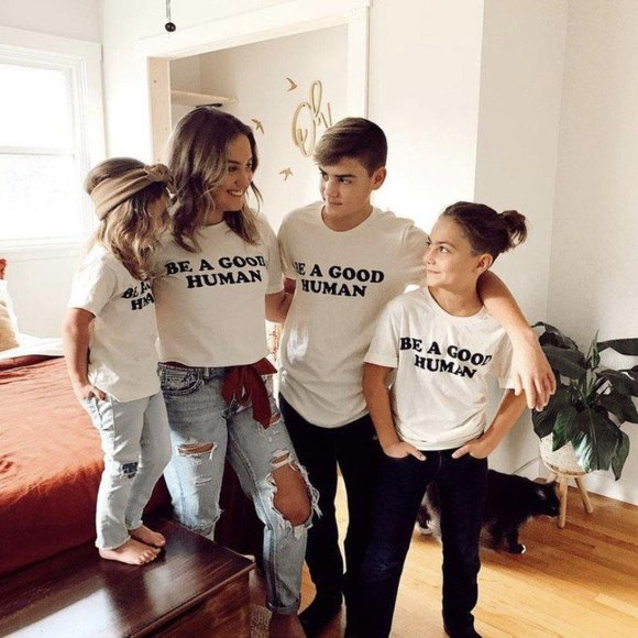 Be a Good Human Unisex Kids/ Toddler Tee Shirt - Picture 3 of 4